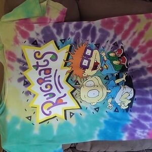 Tie dye rugrats t-shirt. Size medium